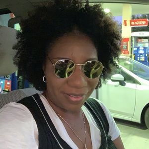 Pink and gold flat sunglasses